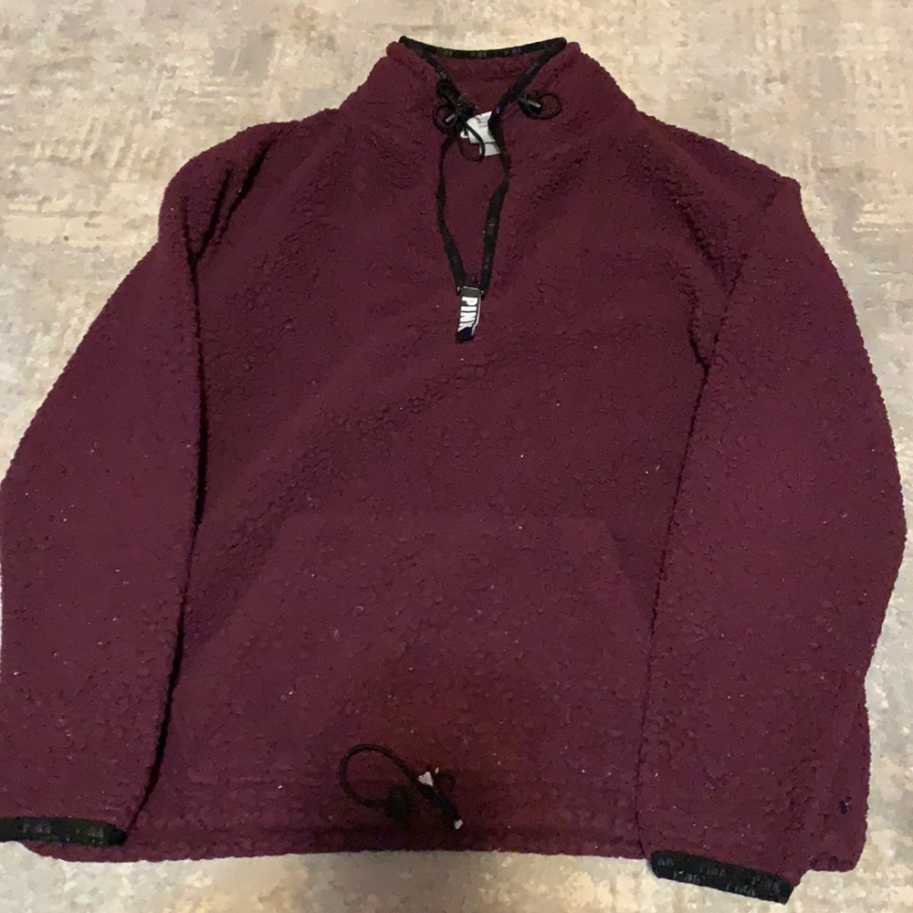 Pink half zip
